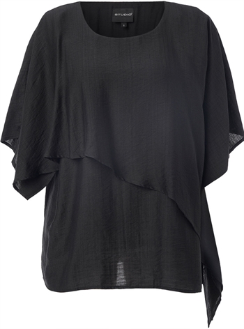 Studio - Athena Bluse, Sort